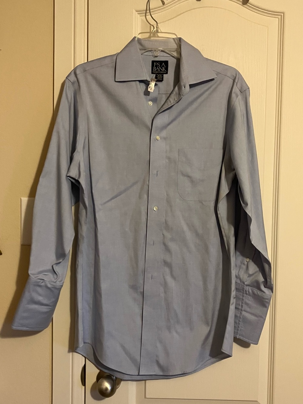 Jos. A. Bank Light Blue Men's Dress Shirt - Spread Collar